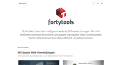 Desktop Screenshot of fortytools.com