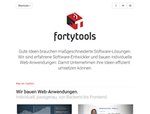 Tablet Screenshot of fortytools.com